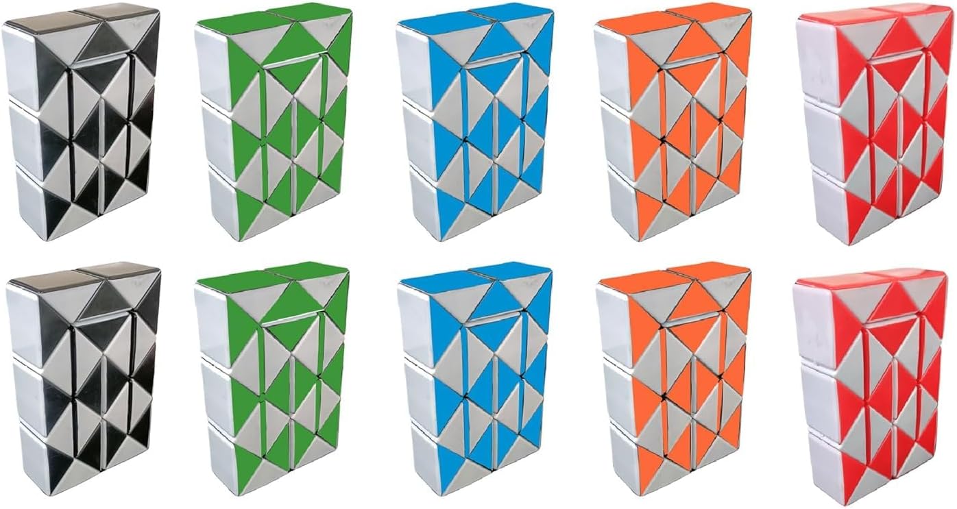 Birthday Popper All Ages Twist Snake Puzzle As Birthday Return Gift (Set Of 20) (Size: 5 Cm X 3.5 Cm)