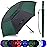 Baraida Golf Umbrella Large 62/68/72 Inch, Extra Large Oversize Double Canopy Vented Windproof Waterproof Umbrella, Automatic Open Golf Umbrella for Men and Women and Family.(62 inch,Green/Black)