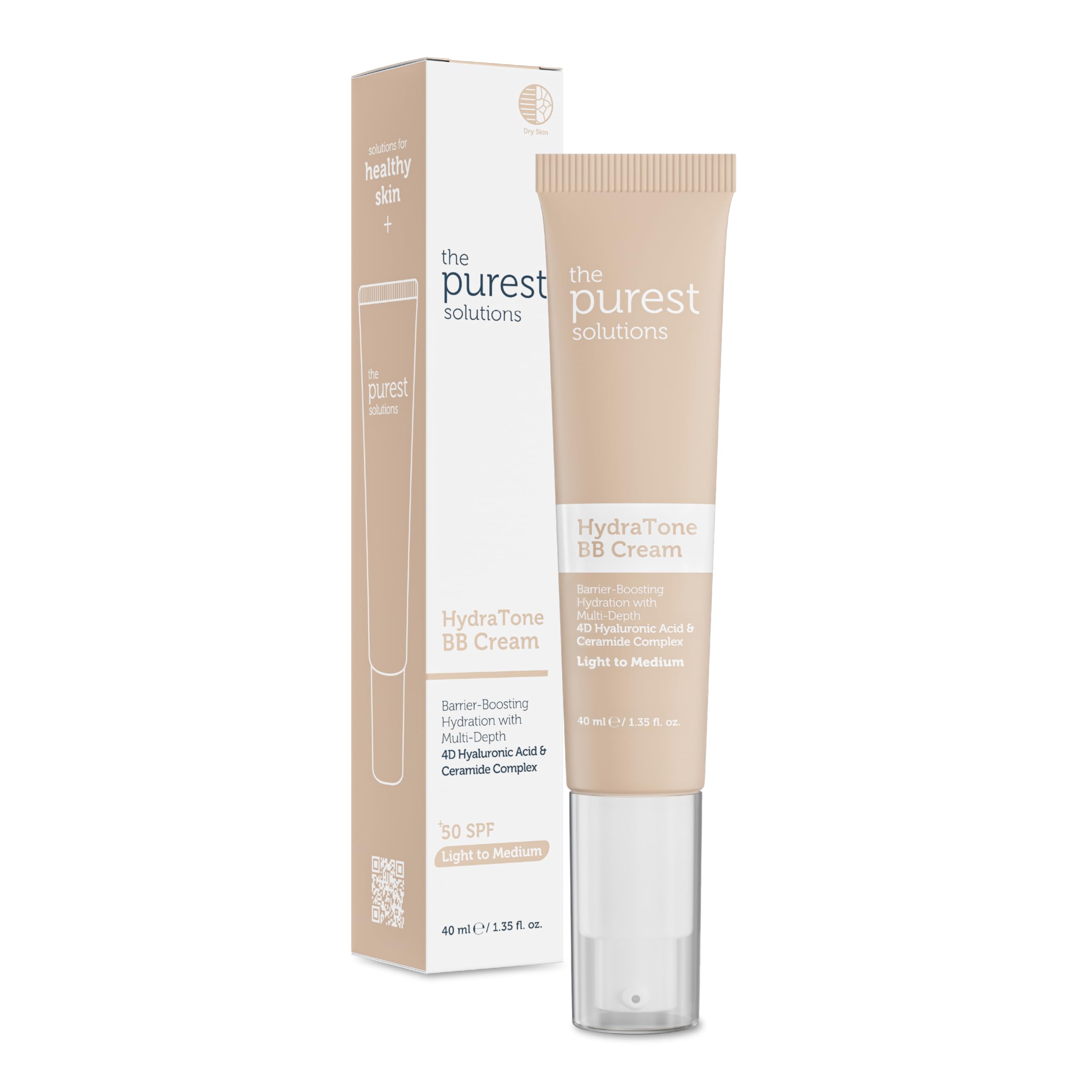 The Purest Solutions BB Cream Hydra Tone 40 ml Light to Medium