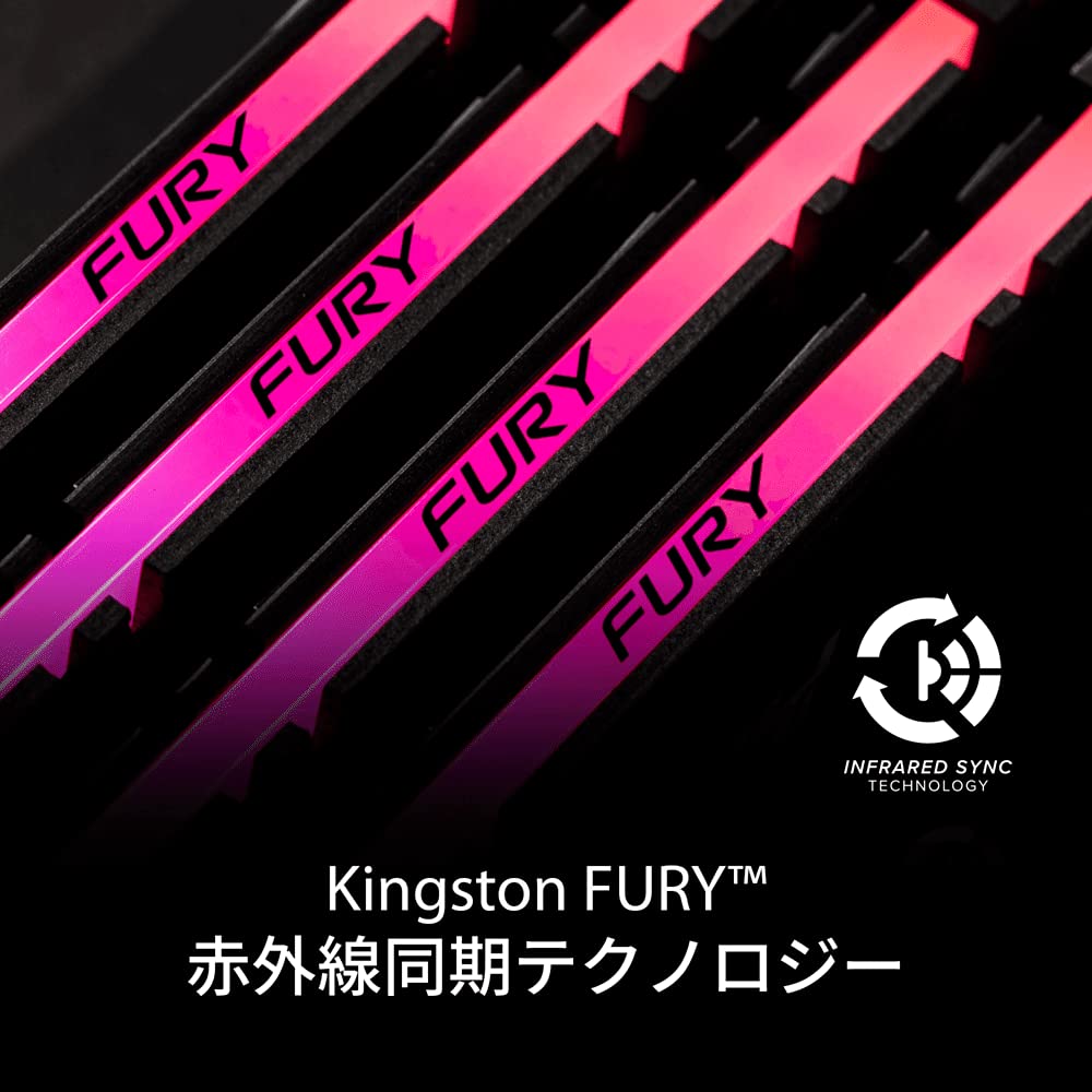 Kingston FURY  DDR4 3200MHz 8GBx2枚 RGB Amazon | キングストン Kingston FURY デスクトップPC用メモリ DDR4
