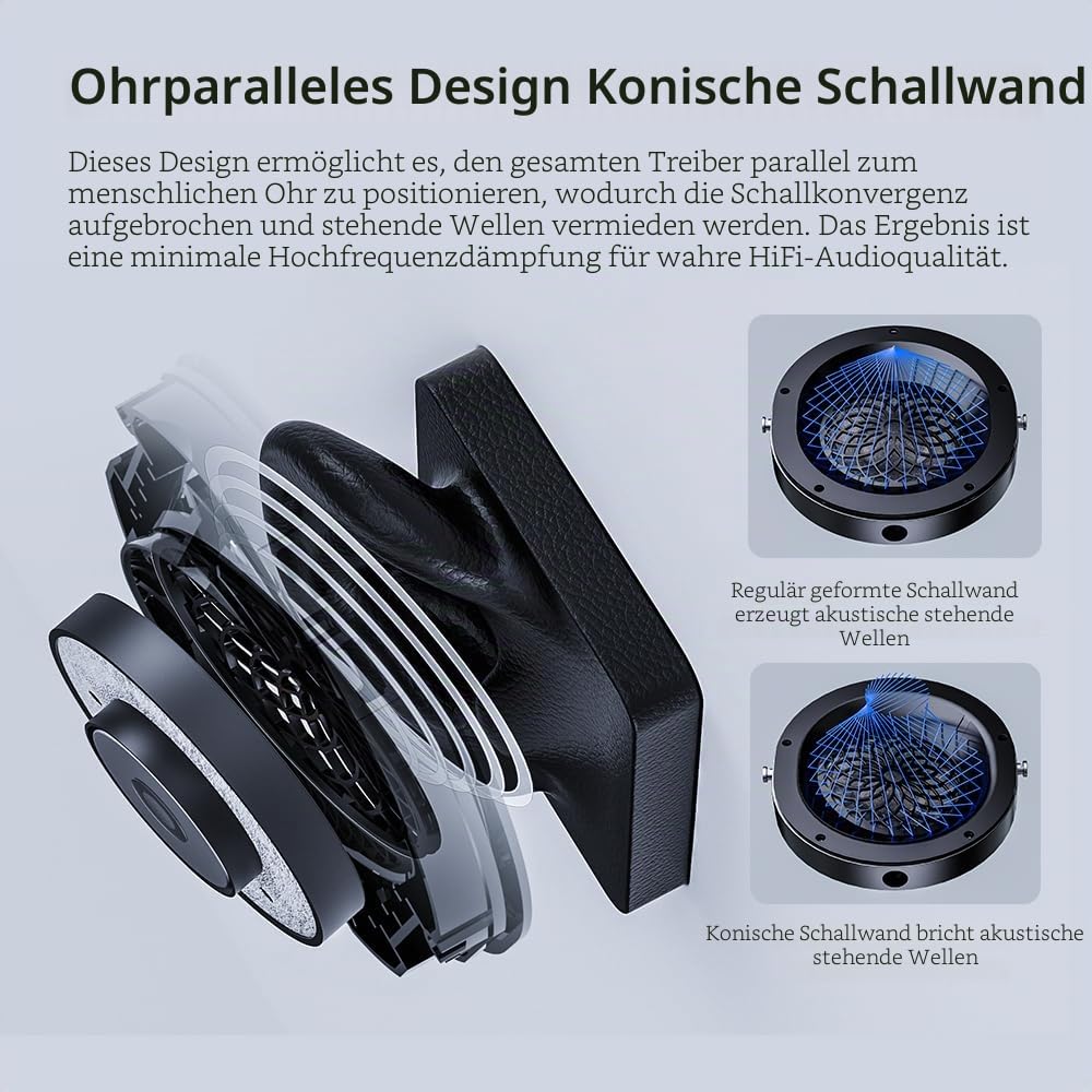 FiiO FT1 32Ω große dynamische Treiber-Kopfhörer mit Massivholzschalen