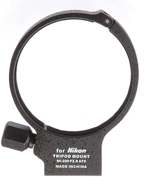 Metal Tripod Collar Mount Ring 1/4" for Nikon Nikkor AF-S 80-200mm f/2.8D F2.8 D IF ED Zoom Lens Quick Release Plate for Arca Type Tripod Ball Head