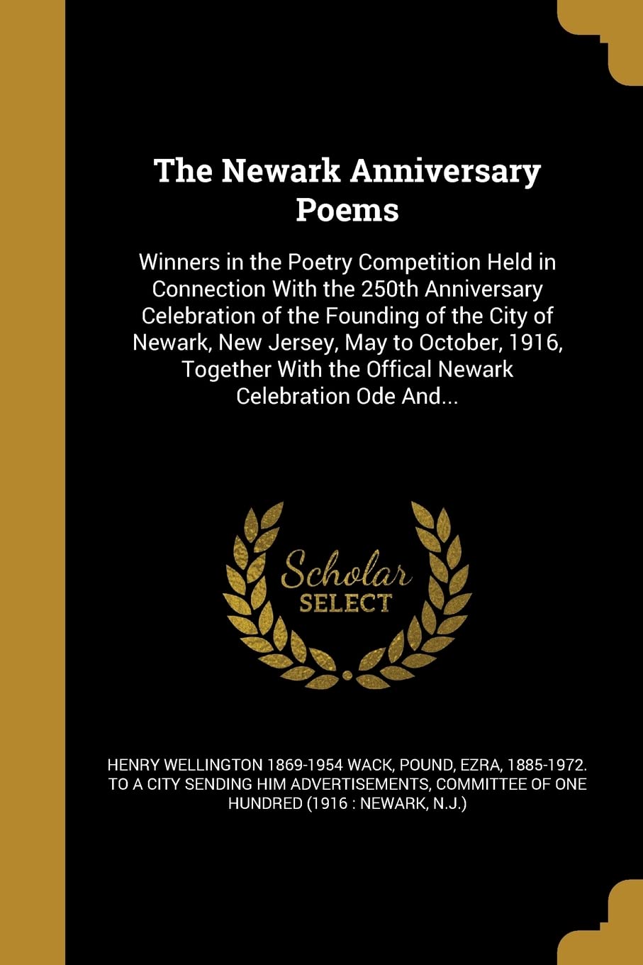 The Newark Anniversary Poems