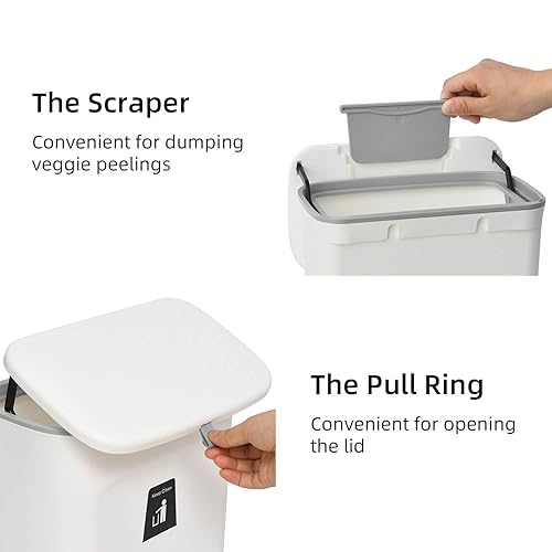 Miniatura 6 de Subekyu - Papelera colgante con tapa