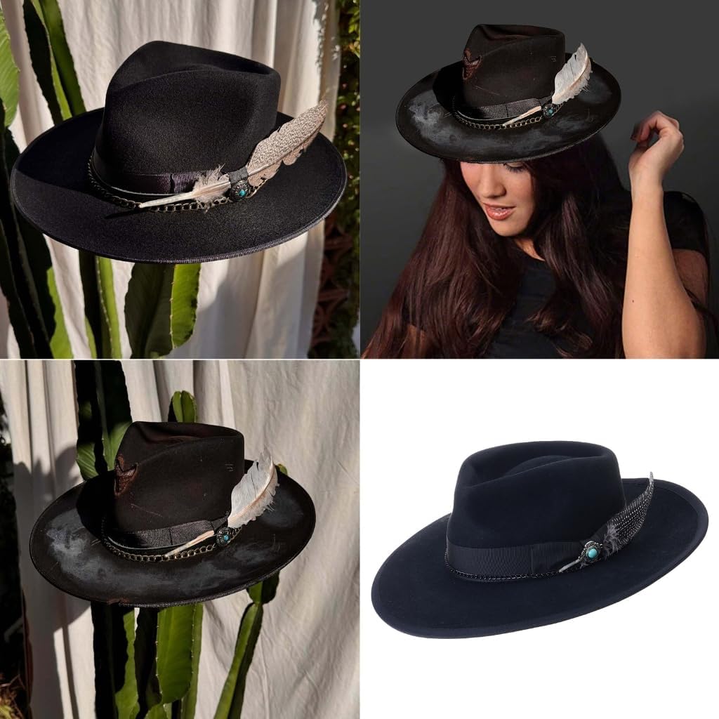 Durability Wool Felted Hat Outdoor Activity Hat Casual Travel Headwear
