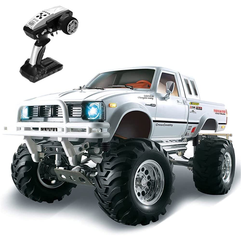 1:10 Scale RC Truck RC Crawler 1/10 RC Rock Crawler Hobby 4WD Off Road RC Cars for Adults RTR Remote Control Car Waterproof All Terrains Hobby RC Model Car