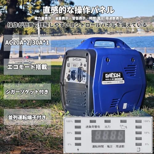 Gaidoh GH3800i インバーター発電機 の商品画像 2
