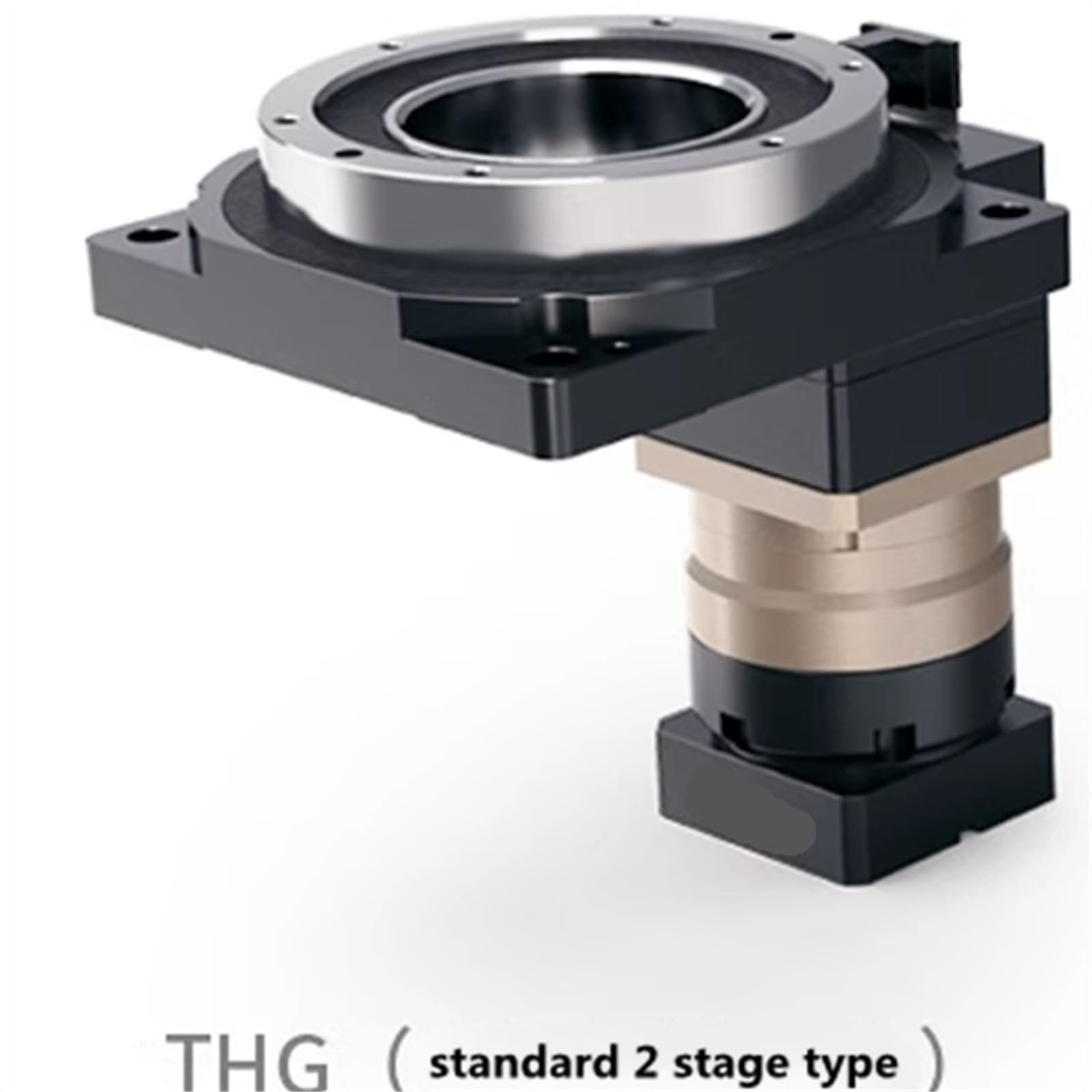THG85-60 Réducteur planétaire Creux Rotatif à 2 étages avec Rapport de réduction Standard pour servomoteur AC 200 W 400 W, Arbre de 14 mm (30:1)