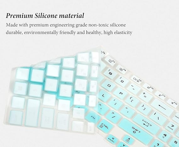 ASUS TUF Gaming Keyboard Skin - Laptop Cover for A15, A17, F17 - Gradient Aluminum