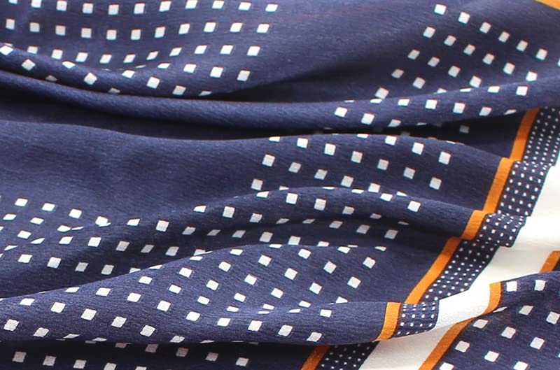 Image of ANDANTINO 100% Mulberry Silk Scarf -21 inch Square Neckerchief with Gift Packed