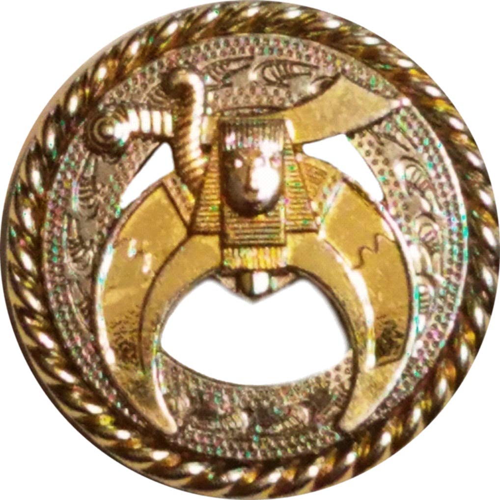 Shriner Crescent and Scimitar Drawer or Cabinet Knobs, Set of 6