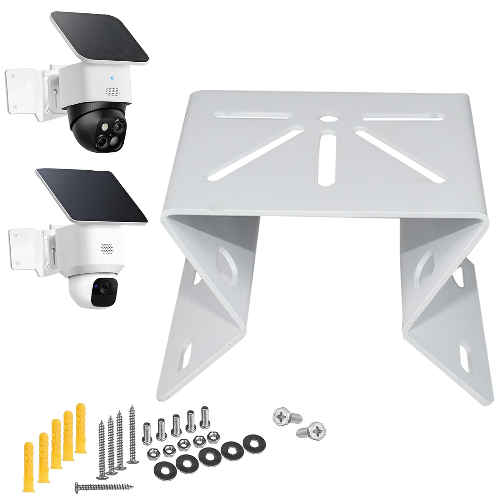 Camera Corner Mount Compatible with eufy SoloCam S340/E30/E42/Security 4G LTE Cam S330,to Achieve a 270° Wider View of Exterior Wall Corner,Bracket