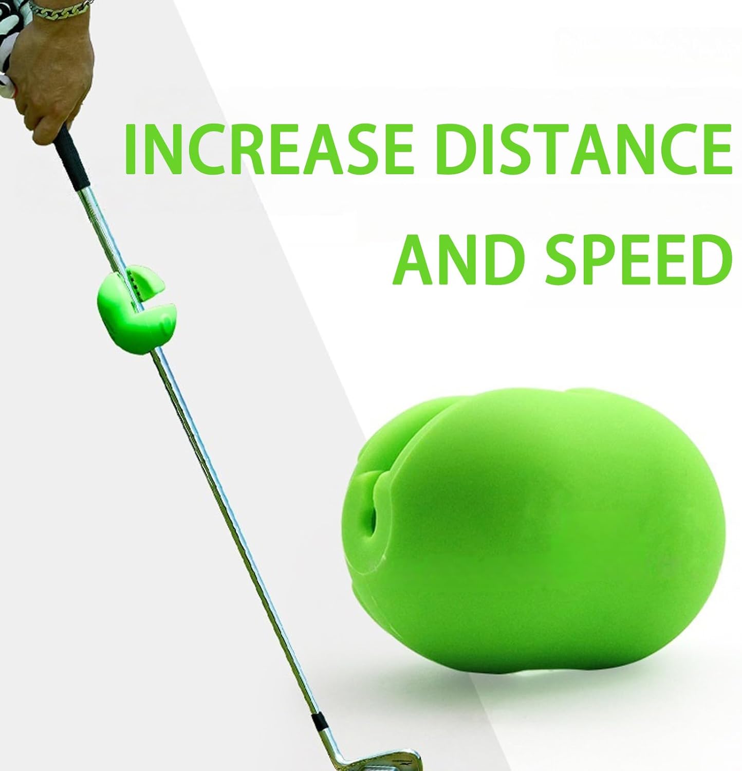 Golf Swing Rhythm Practice Tool Weighted Ball Rubber Strength Trainer Muscle Building Muscle Building