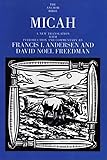 Micah (The Anchor Yale Bible Commentaries)