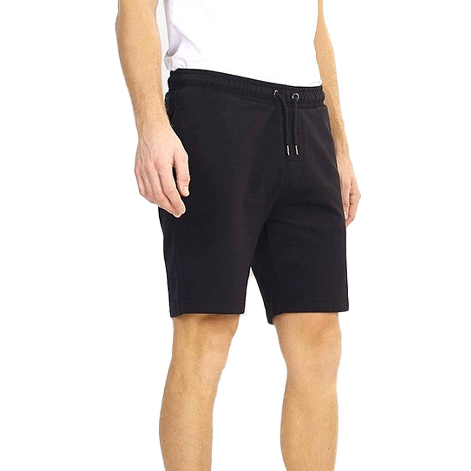 BRAVE SOUL Men's Jogger Shorts (Black) XL
