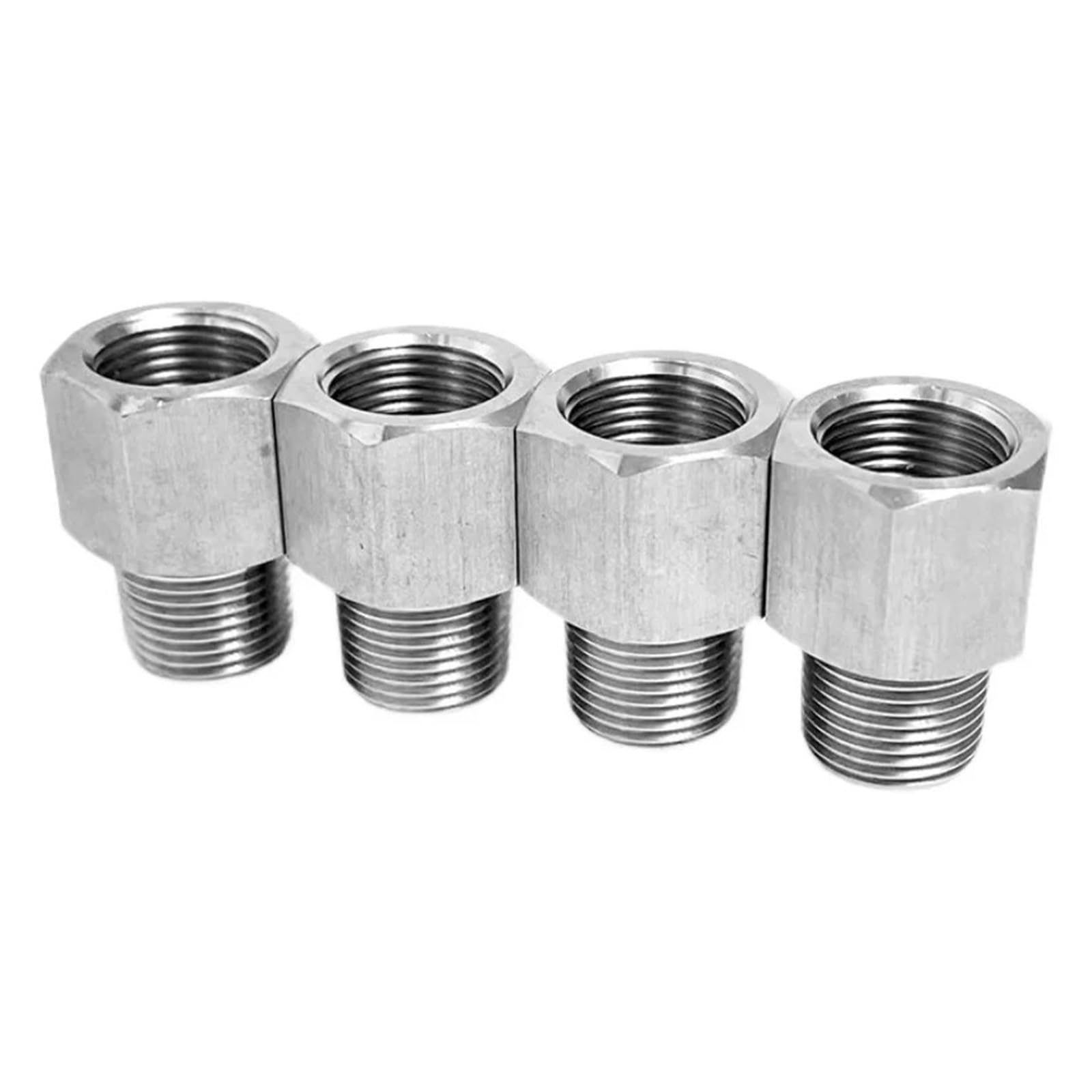 12 Uds M14 M16 hembra x M8 M10 M12 M14 M16 M18 M20 1/8 "1/4" 3/8 "1/2" macho BSP rosca de acero inoxidable accesorio de tubería de alta presión