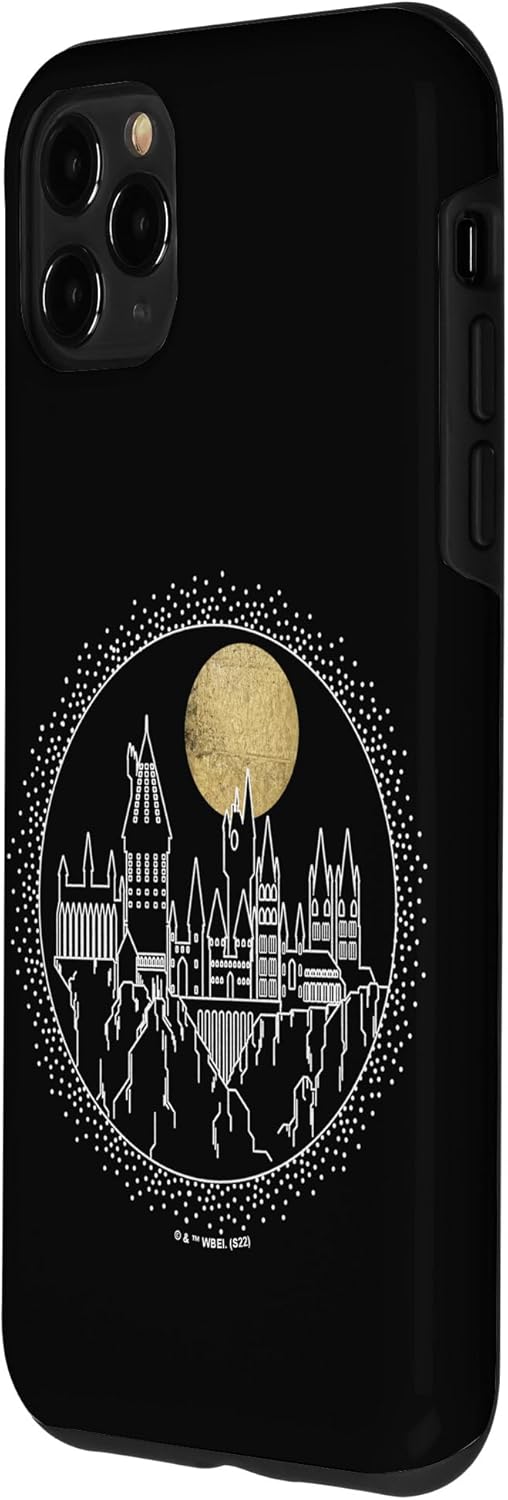 iPhone 11 Pro Max Harry Potter Hogwarts Line Art Case