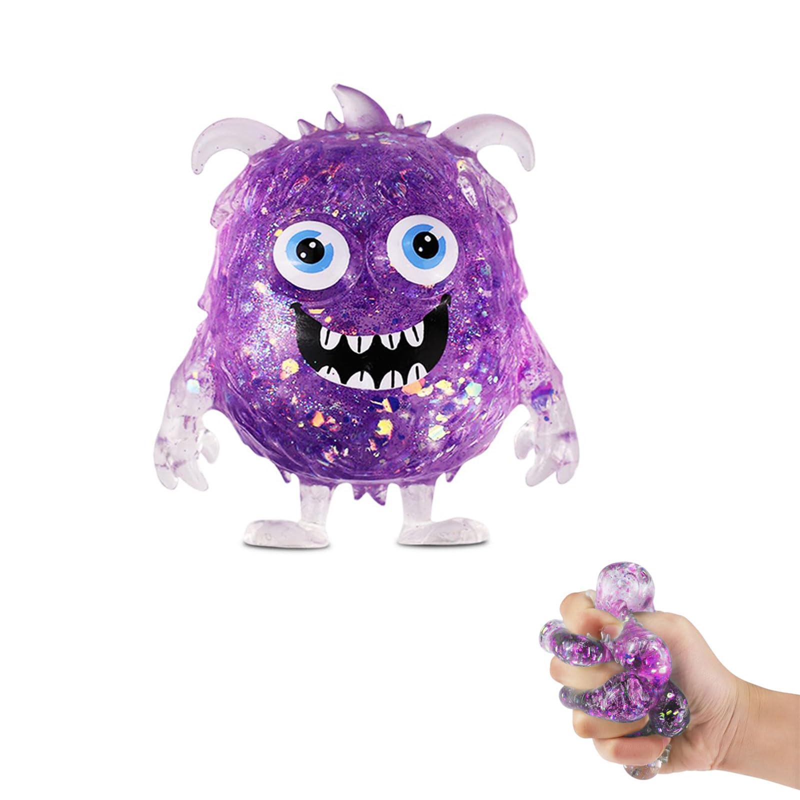 1 Mixed Color Little Devil Squeeze Toy – Soft, squeezable stress relief toys perfect for stress relief, party favor bag fillers, classroom rewards, and fun desk accessories for kids and adults(b — image 1