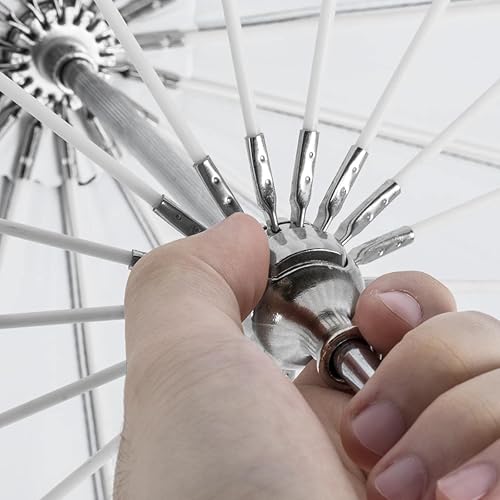 Miniatura 7 de Glow Easy Lock - Paraguas mediano de fibra de vidrio de color blanco profundo (33 pulgadas)