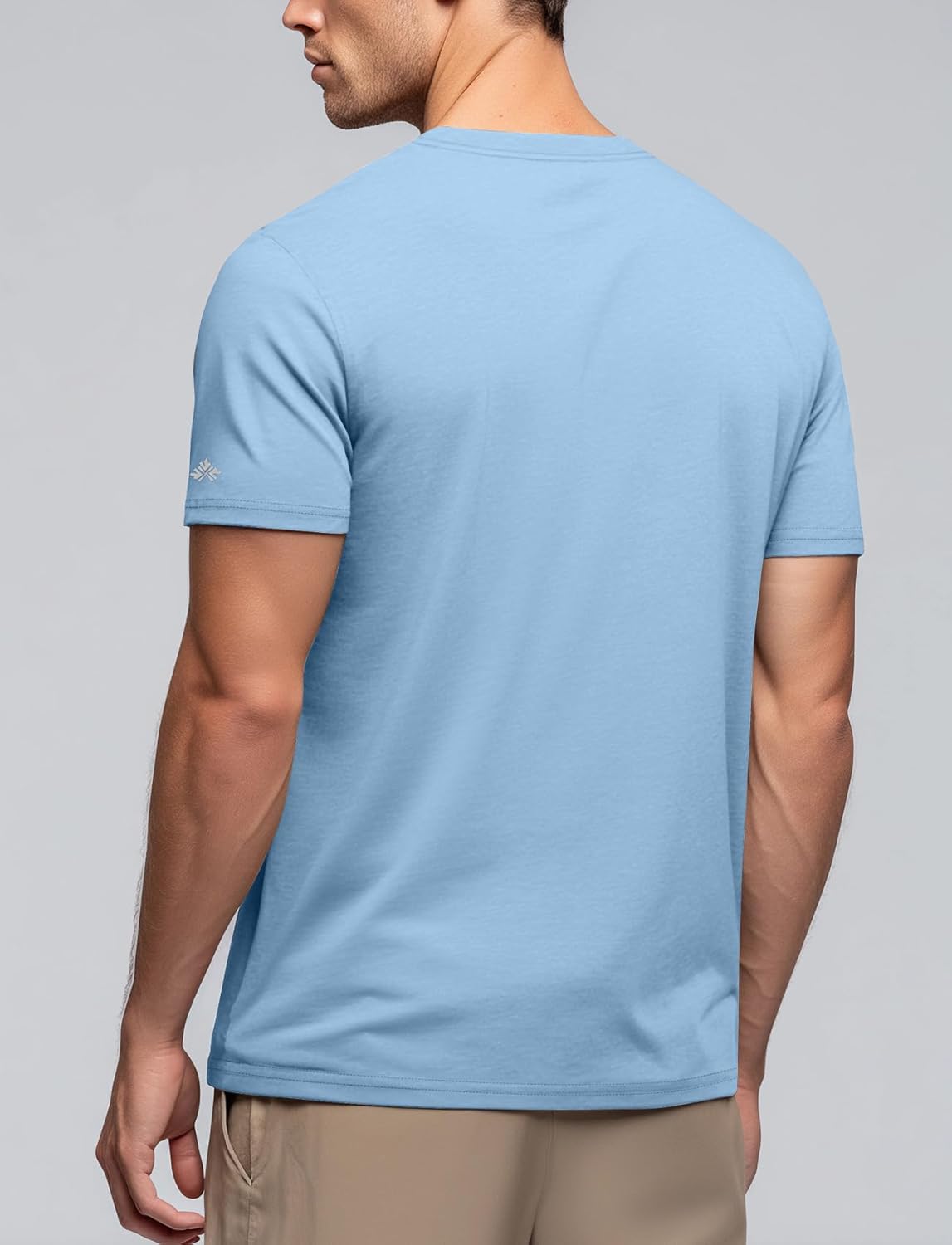 Zengjo Mens Athletic Shirts Moisture-Wicking Quick Dry Workout Tees Lightweight Crewneck T-Shirts for Running Gym Casual Work - Image 3