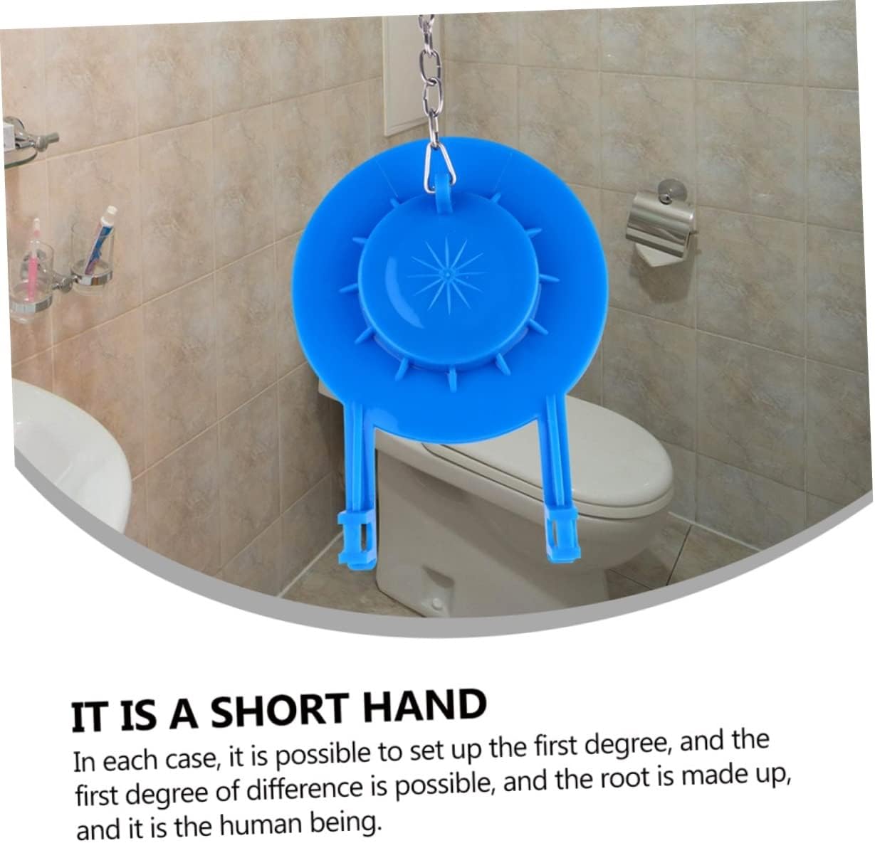 2Pcs PVC Toilet Bowl Flapper for Leaking Tanks, Universal Blue | Easy Installation, Water Saving Replacement, Sturdy PVC Construction, Compatible Standard Toilet Tanks