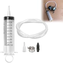 100 ml Plastic Syringe with Tube, Disc Brake Bleeder Kit for Motorcycles, Brake Syringe Oil Bleeder Kit, Hydraulic Bleed Kit for Motorcycles, Electric Vehicles, Oil Change, Exhaust
