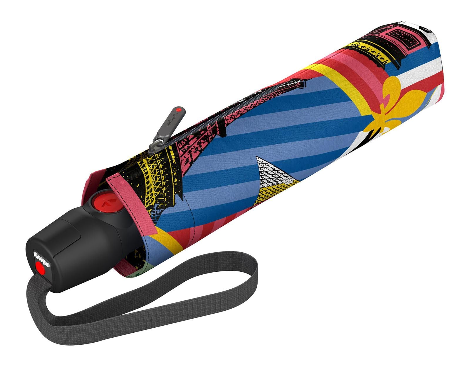 Knirps Regenschirm T.200 Medium Duomatic Paris Pop bunt