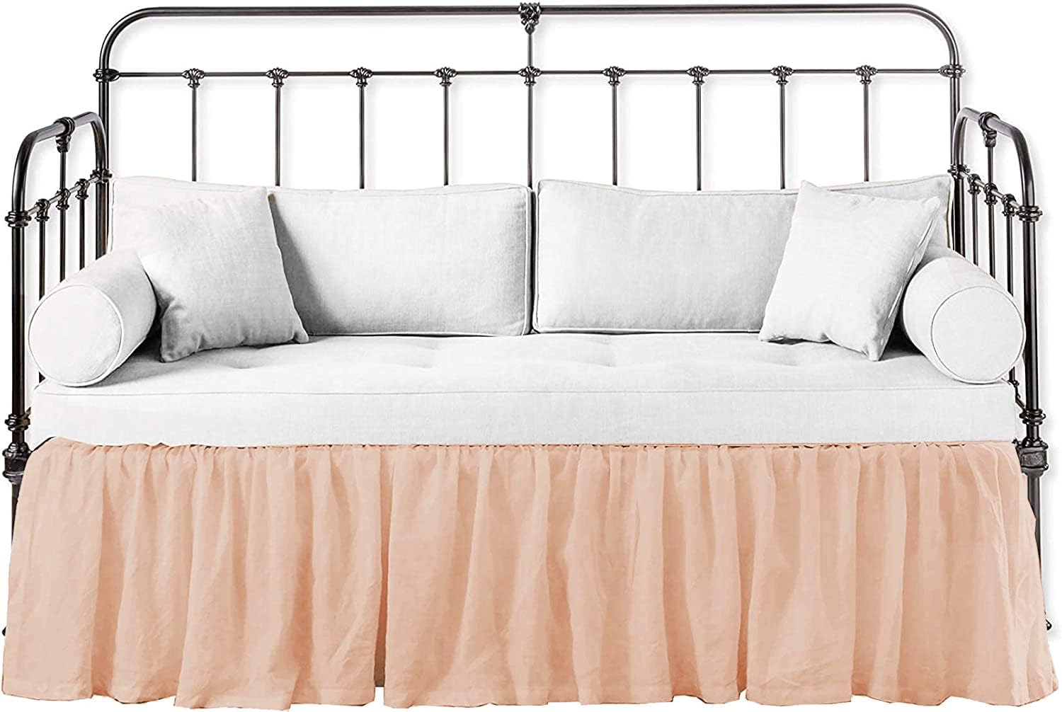 Day Bed Skirt with Split Corners Dust Ruffle Bed Skirt