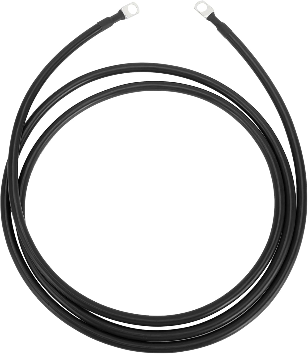 1 Pc Universal Battery Inverter Cable 3/8" Lug 9FT Battery Cable 4 AWG Gauge Red Tinned Copper