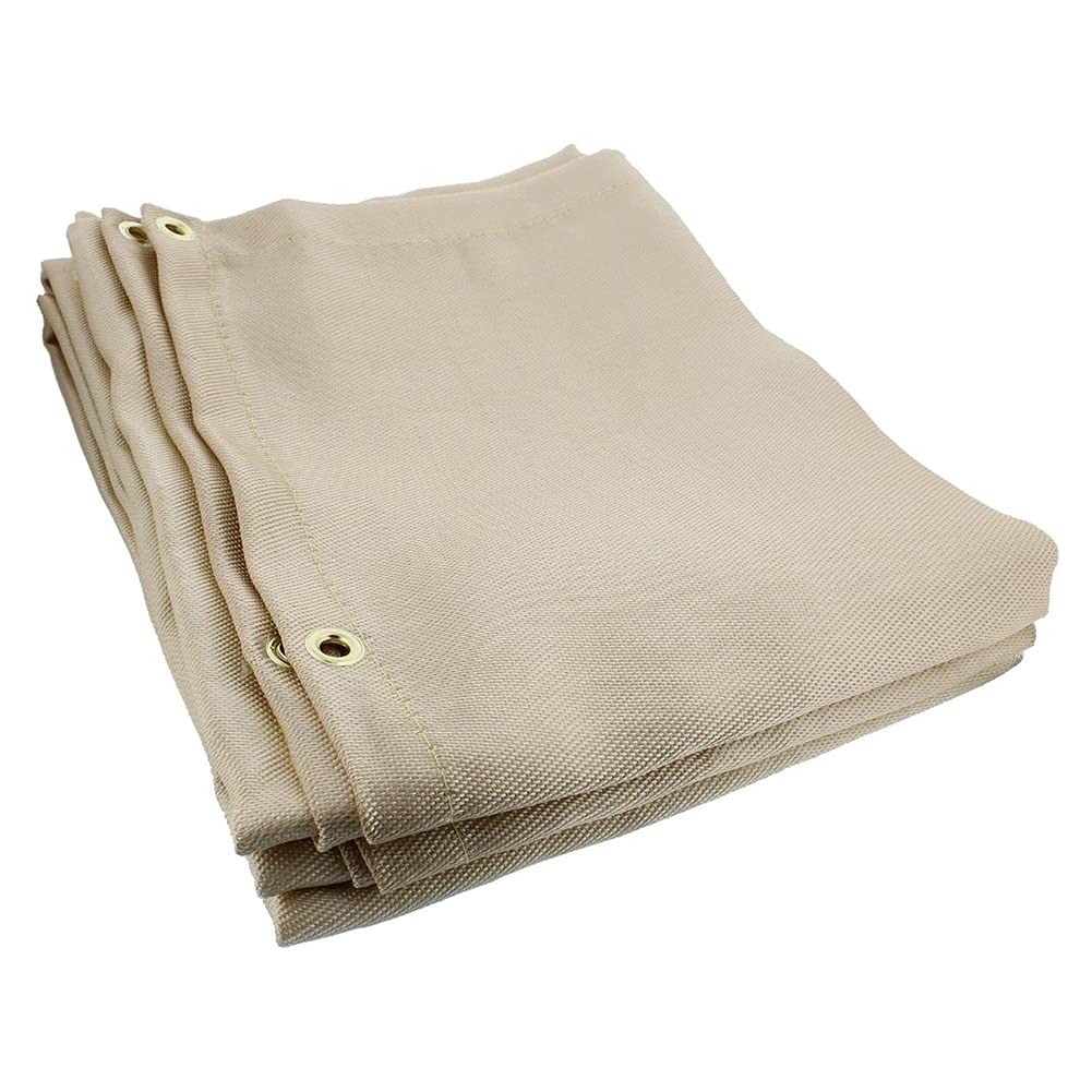 Couverture de soudage Robuste en Fibre de Verre avec œillets for Bouclier