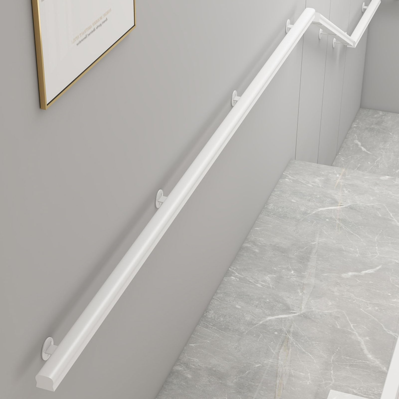 Rampe d'escalier en bois de pin pour bars, lofts résidentiels et maternelles
