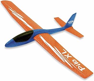 Jamara-460486 Planeador de Espuma 2 en 1 Pilo XL, superligero (160 g), Casi Indestructible, Altura de Cola para Vuelo en Bucle o Deslizamiento, envergadura de 86 cm, Color Azul (460486)