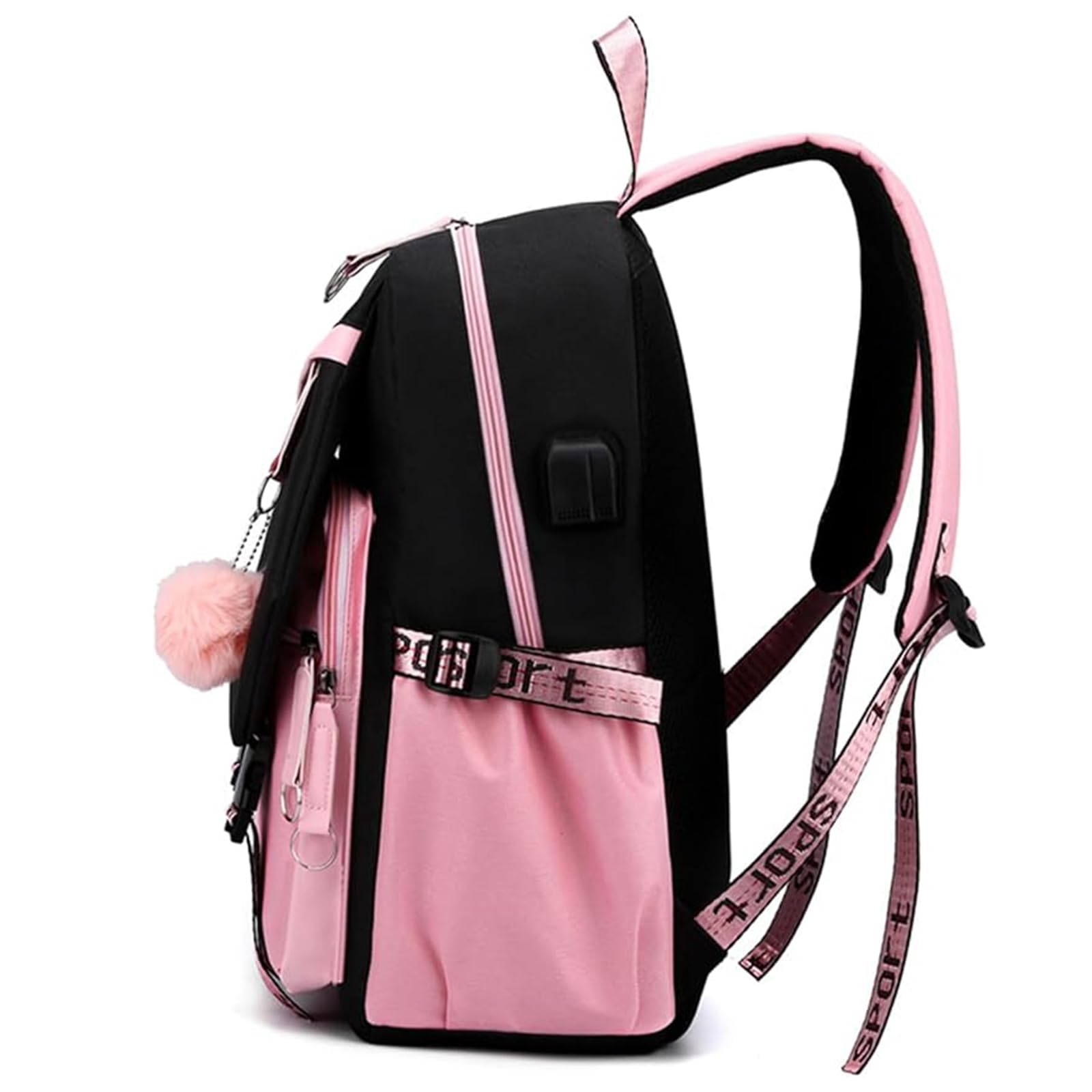 Anime Sacs à Dos Cartable Sac a Dos College Demon, Cartable Fille Collège