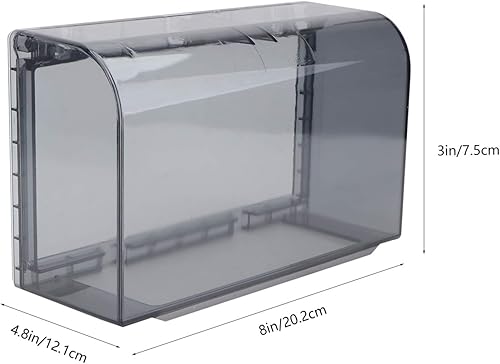 Miniatura 4 de Prueba Rv Breaker Box Cubierta de enchufe de estilo pegajoso Cubierta de doble posición Enchufe de pared Placa frontal Panel Caja Protector de caja