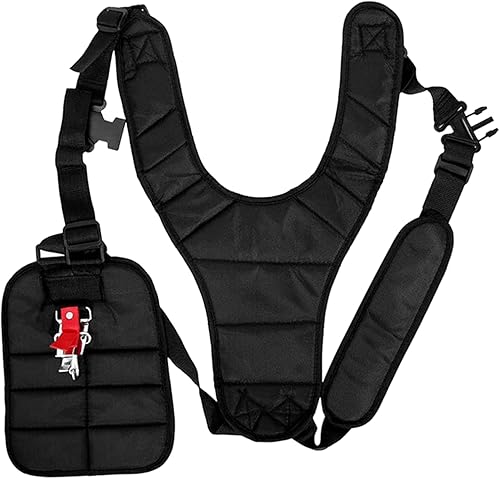 Weed Eater Arnés Doble Correa de hombro para la mayoría de los modelos de recortador, herbicida, desbrozadora, desbrozadora y correa de arnés de