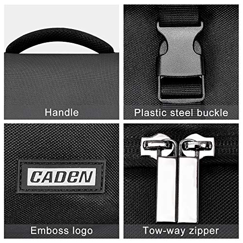 Caden Camera Bag Case Shoulder Crossbody Bag Compatible For Nikon, Canon, Sony, Dslr Slr Mirrorless Cameras And Lenses (1.0 Black, Small) #TOP7