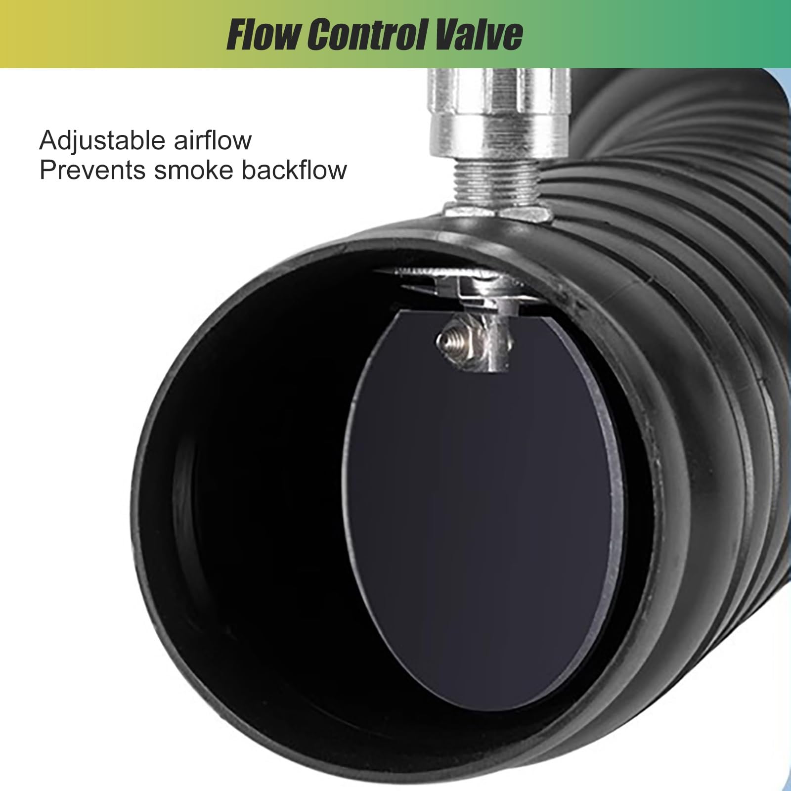 Brazo de extracción de Polvo Industrial articulado Universal para Tubos de Escape: Brazo de succión para Campana extractora con posicionamiento Flexible y sin Soportes para la recolección de