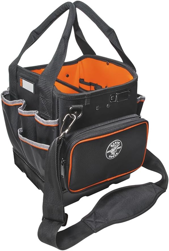 Klein Tools 5541610-14 Tool Bag with Shoulder Strap Has 40 Pockets for Tool Storage