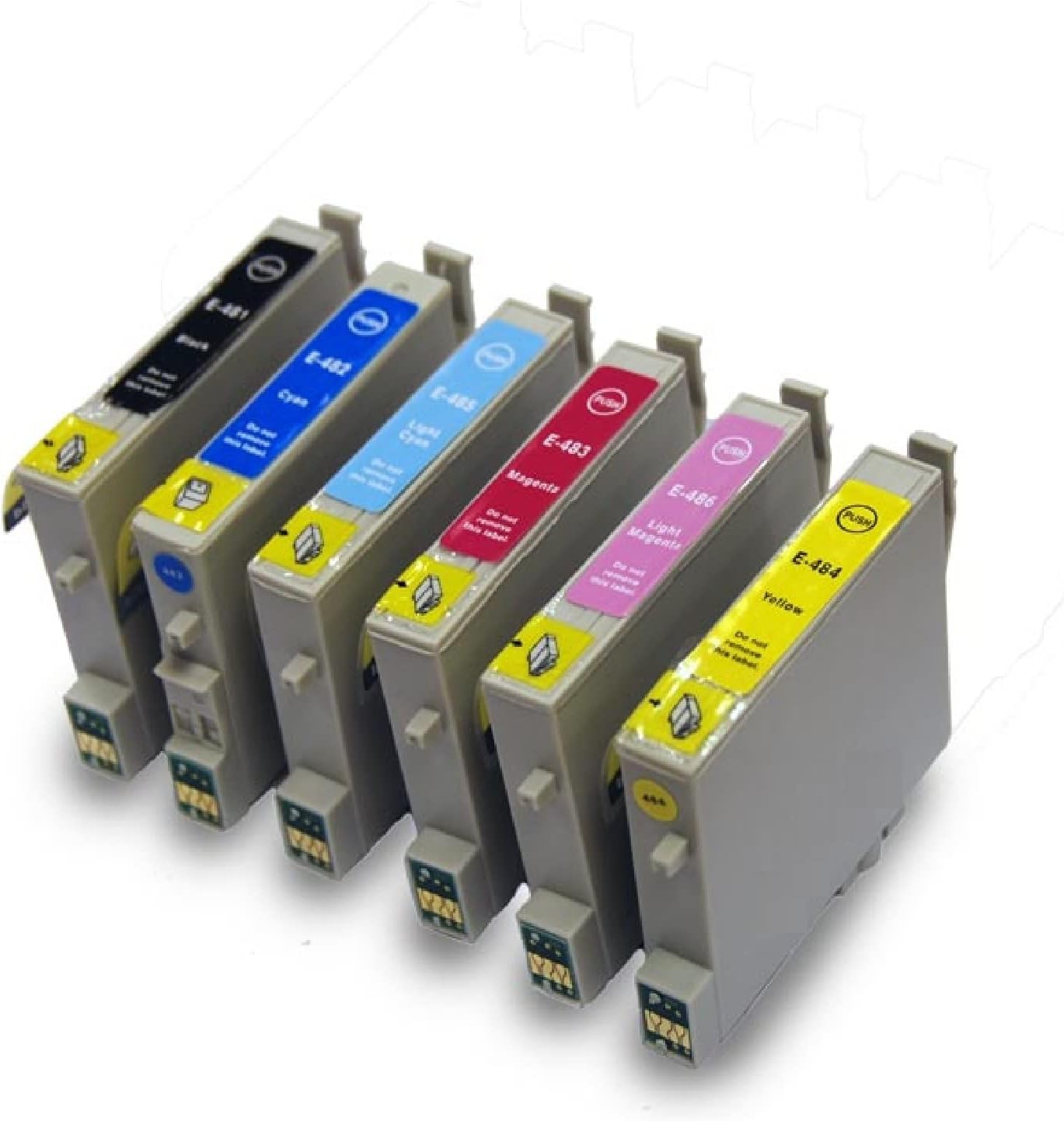 Go Inks 1 Set of 6 Ink Cartridges to replace Epson T0807 Compatible/non