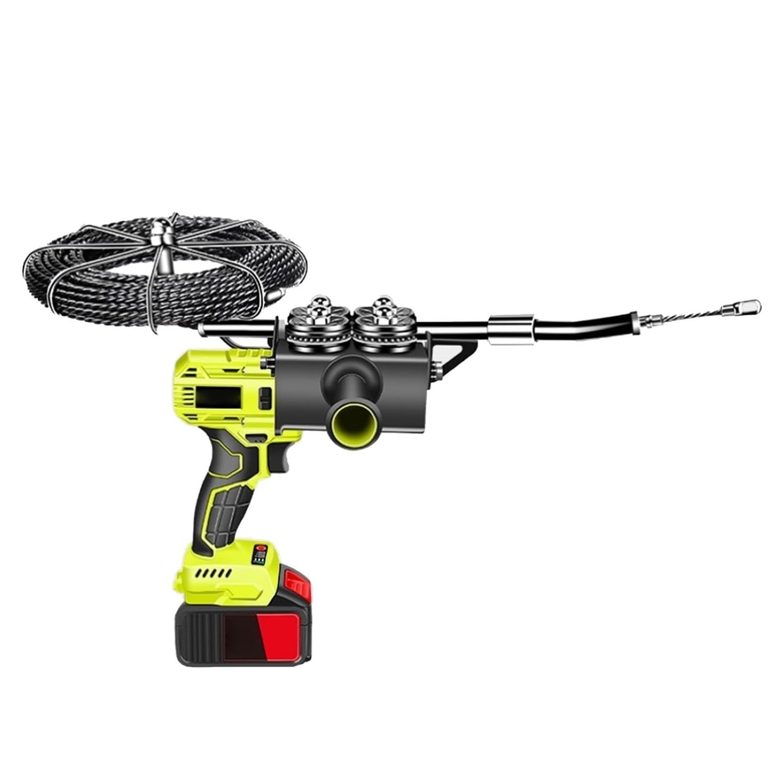 JYBNBBE Automatic Electric Puller Through Wall,20M Cordless Electric Cable Puller, Auto Wire Threader,Save time and improve efficiency