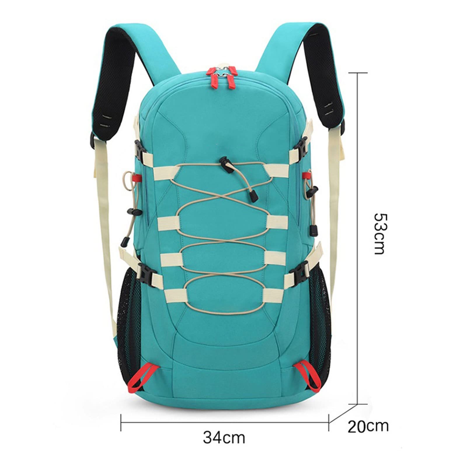 Zaini da Trekking Zaino da Trekking Impermeabile Zaino da Campeggio per Sport all'Aria Aperta con Copertura Antipioggia Zaino da Viaggio Leggero Borsa da Motocicletta
