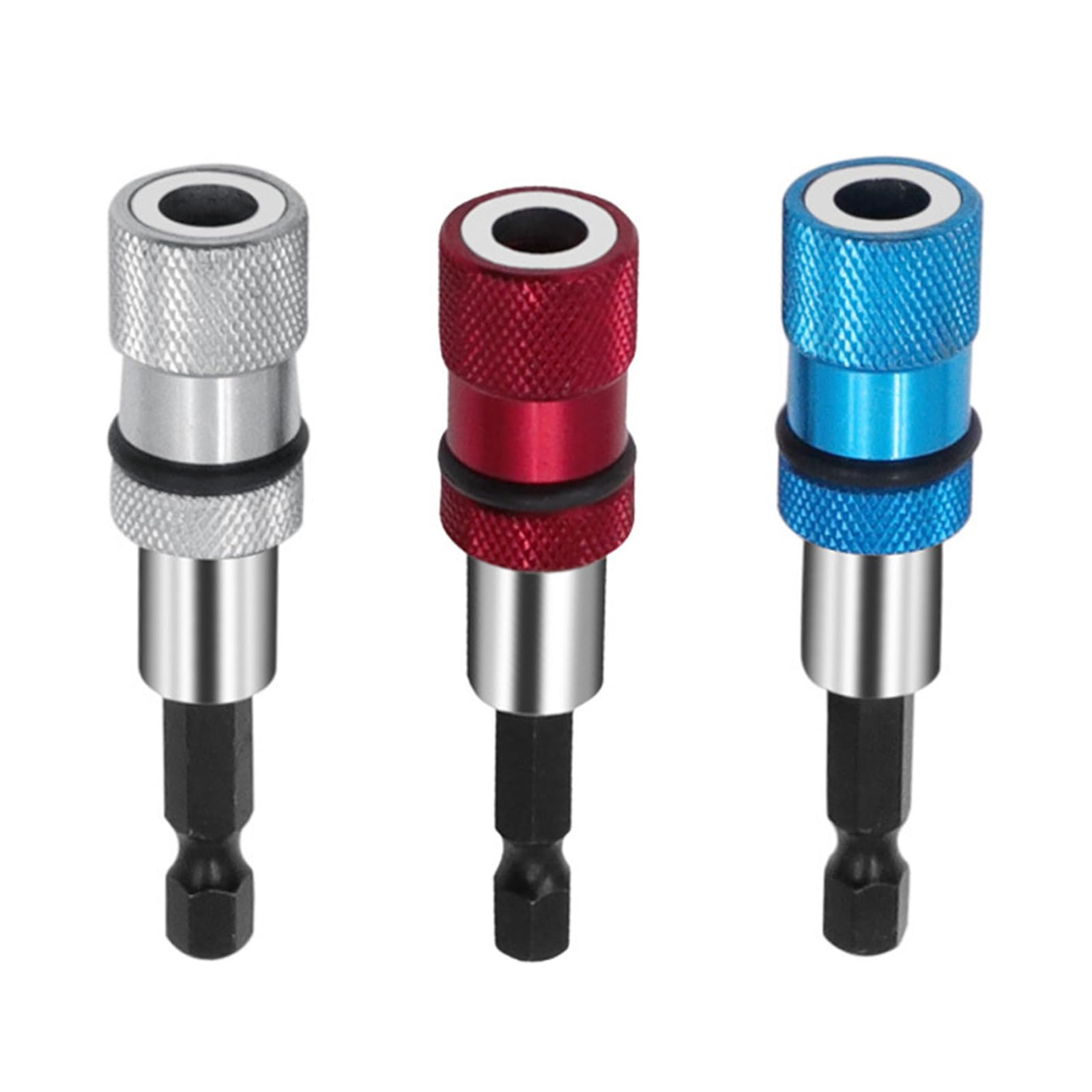 Screwdriver Extension Releases Driver Extension Rods 3Pcs Set 1/4 Hexagonal Shank Rod