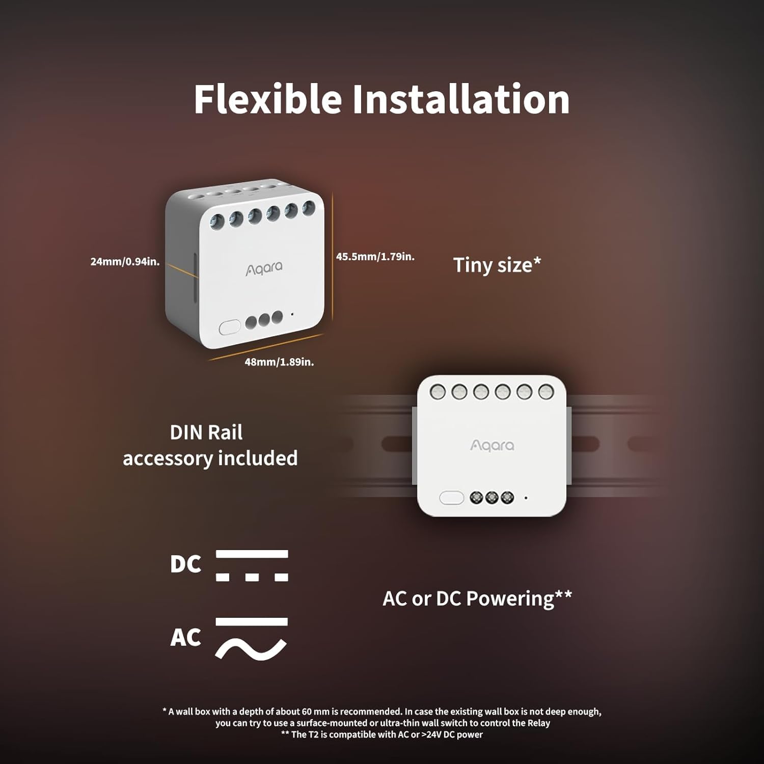 Aqara - Dual Relay Module T2 - Smart Control for Your Home