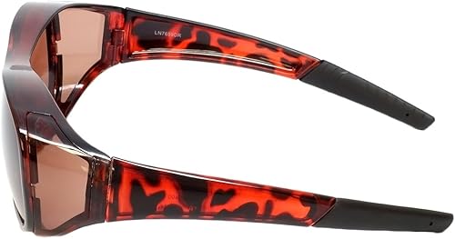 Miniatura 4 de Calabria 7659 - Gafas de sol medianas Fitover para hombre y mujer, lentes de sol grandes que se ajustan sobre gafas normales