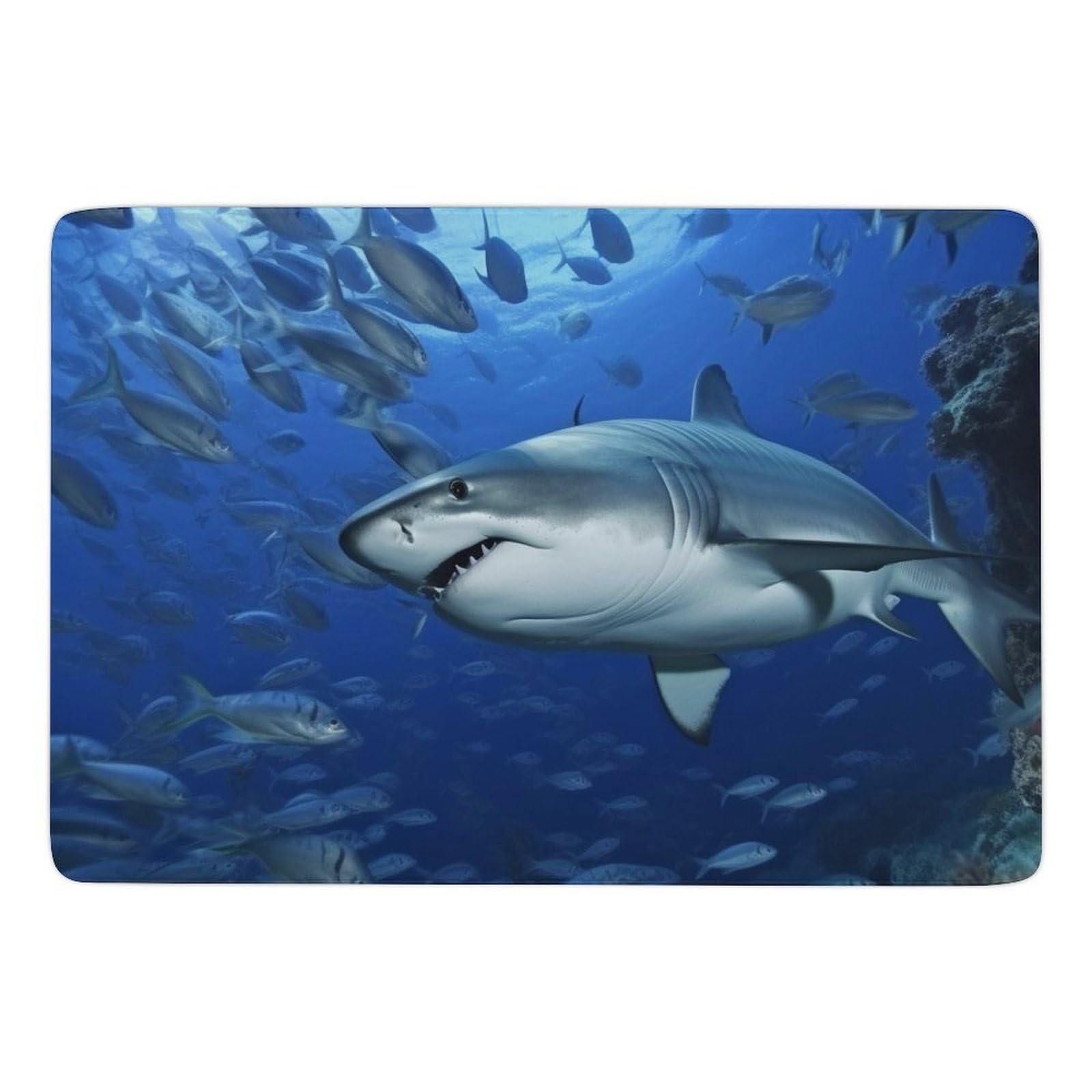 Tapis antidérapant en velours lavable pour chambre et salle à manger