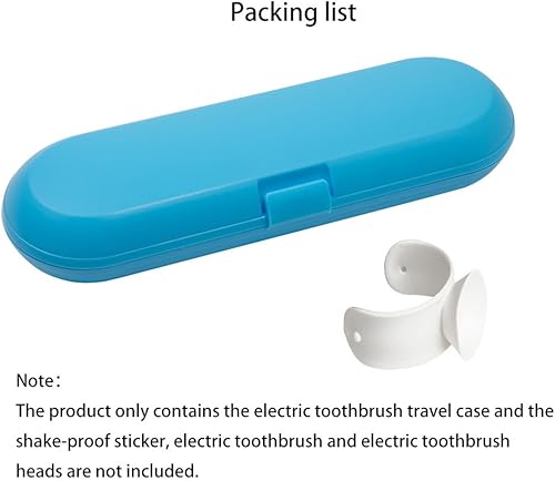 Miniatura 5 de Nincha Estuche de viaje para cepillo de dientes eléctrico de plástico para Oral-B Pro Series, Azul