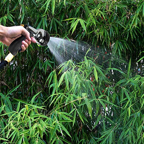 Tuinslang spuitpistool met 7 patronen,Heavy Duty metalen tuinslang mondstuk zinklegering hogedrukwaterpistool groter… - Afbeelding 6