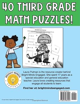 3rd Grade Math Puzzles (3rd Grade Math Workbooks)