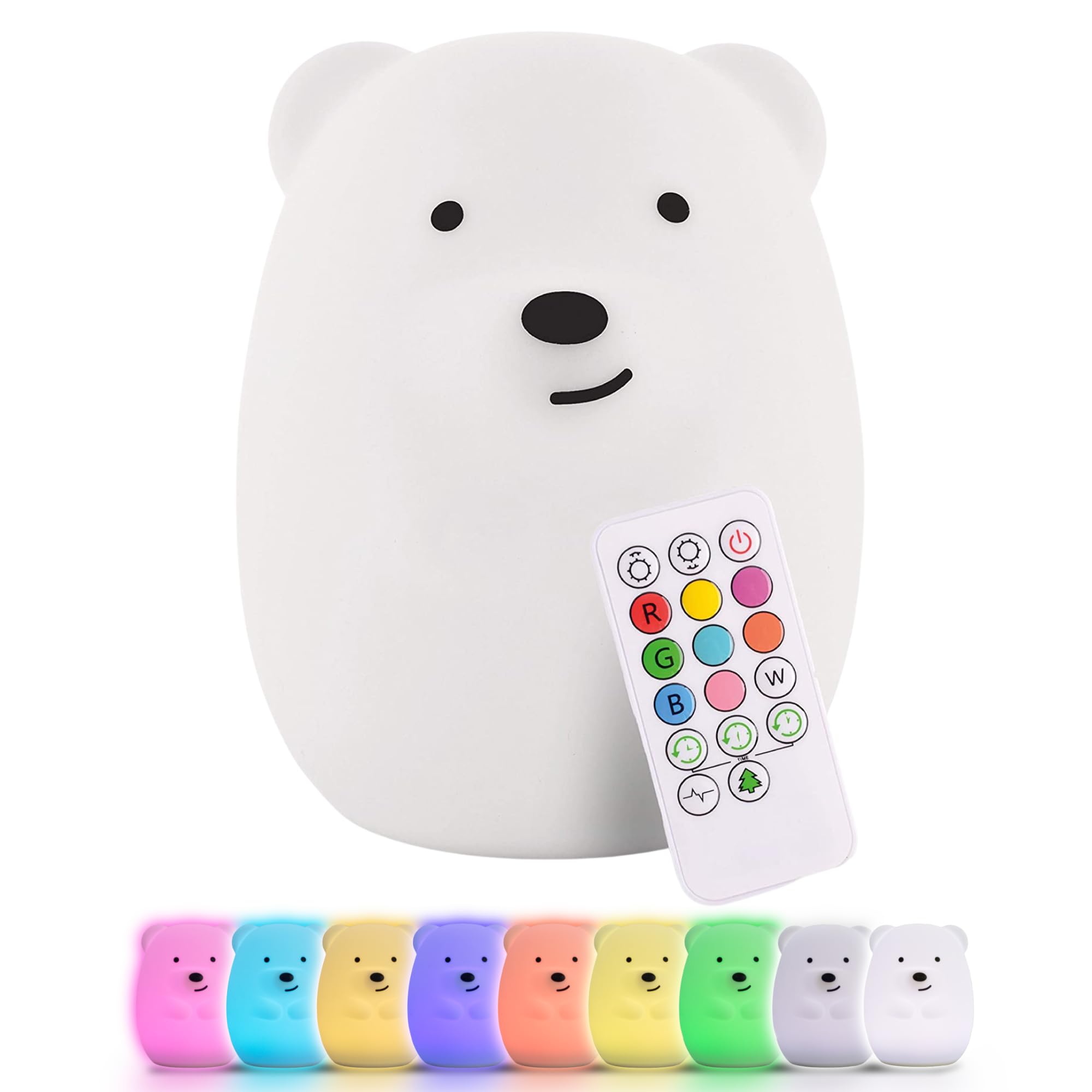 Lumipets Benny the Bear Silicone Night Light