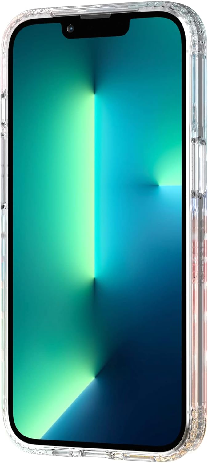 tech21 Evo Art Rainbow Sunburst for iPhone 13 Pro – Protective Phone Case with Exclusive Artwork and 12ft Multi-Drop Protection